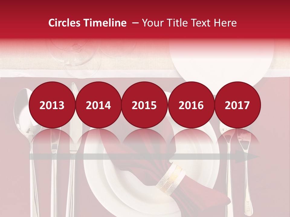 Nobody Holiday Napkin PowerPoint Template