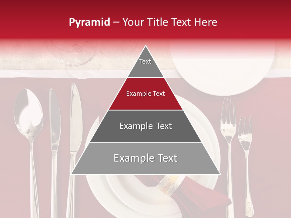 Nobody Holiday Napkin PowerPoint Template