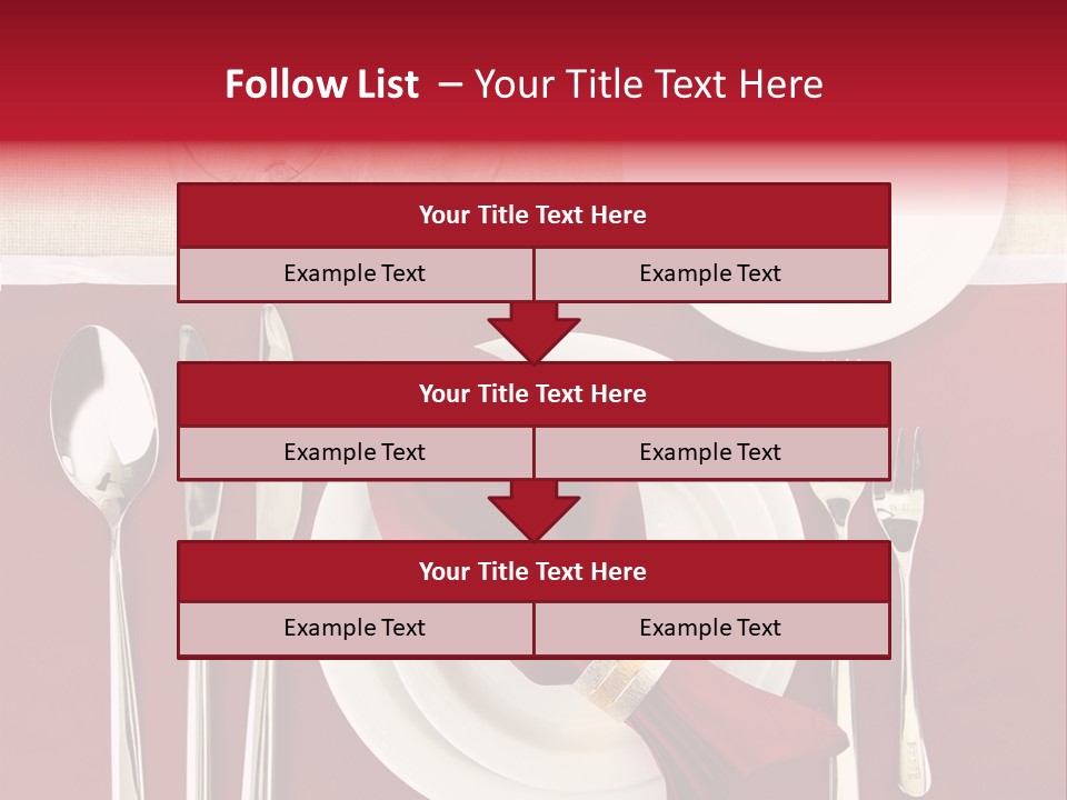 Nobody Holiday Napkin PowerPoint Template