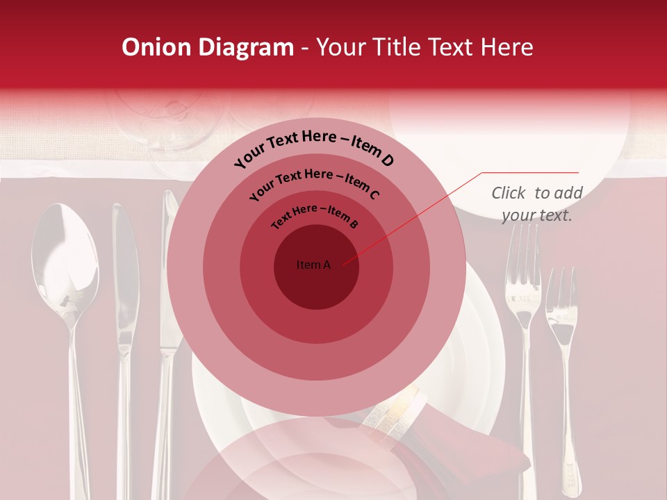 Nobody Holiday Napkin PowerPoint Template