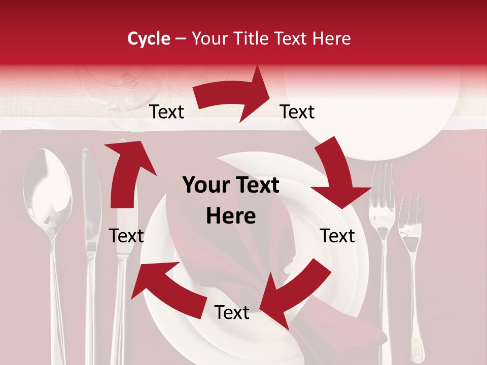 Nobody Holiday Napkin PowerPoint Template