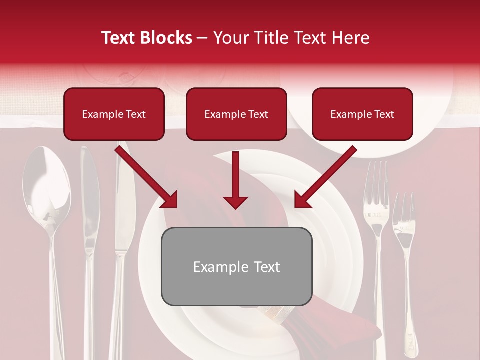 Nobody Holiday Napkin PowerPoint Template