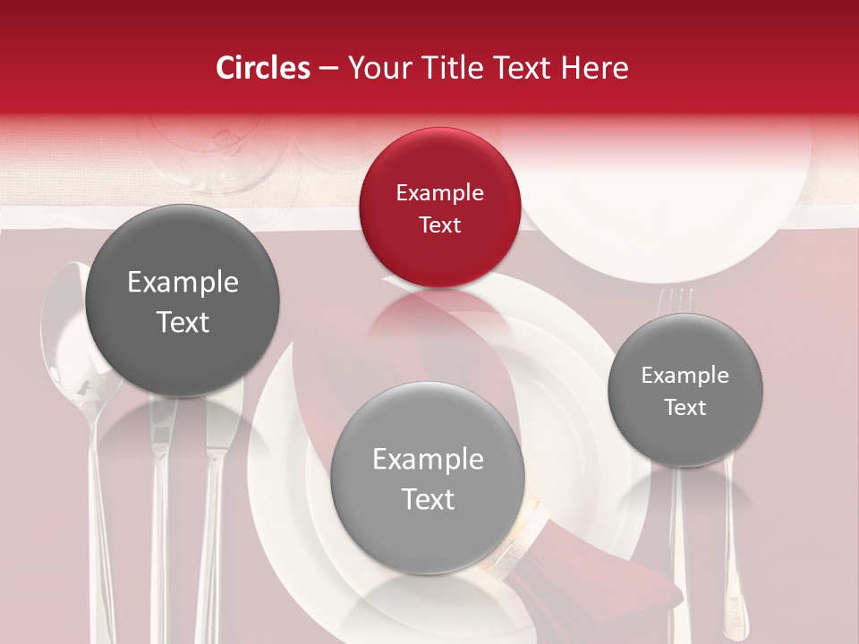 Nobody Holiday Napkin PowerPoint Template