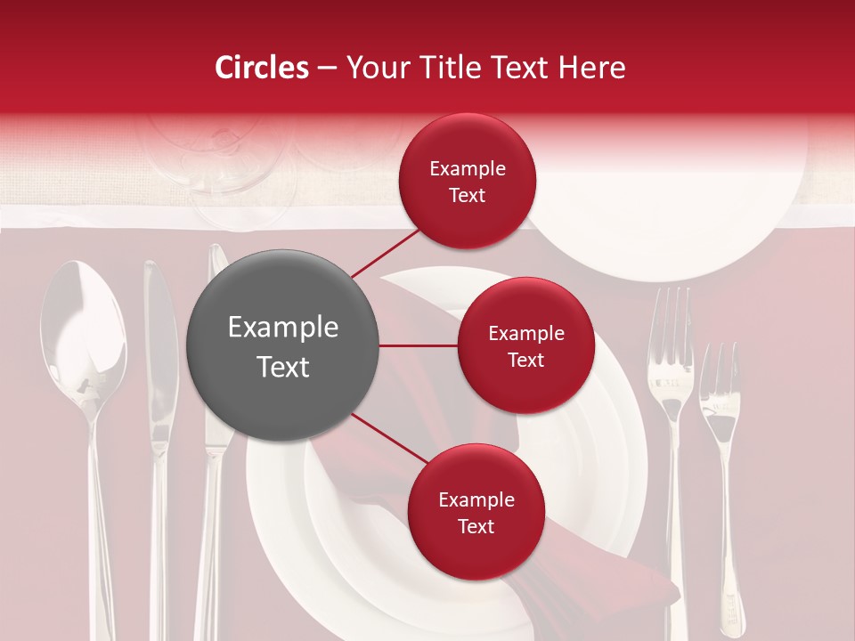 Nobody Holiday Napkin PowerPoint Template
