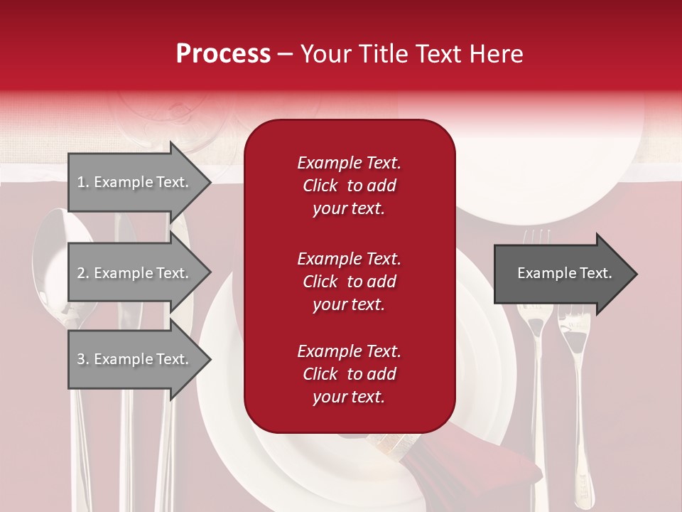 Nobody Holiday Napkin PowerPoint Template