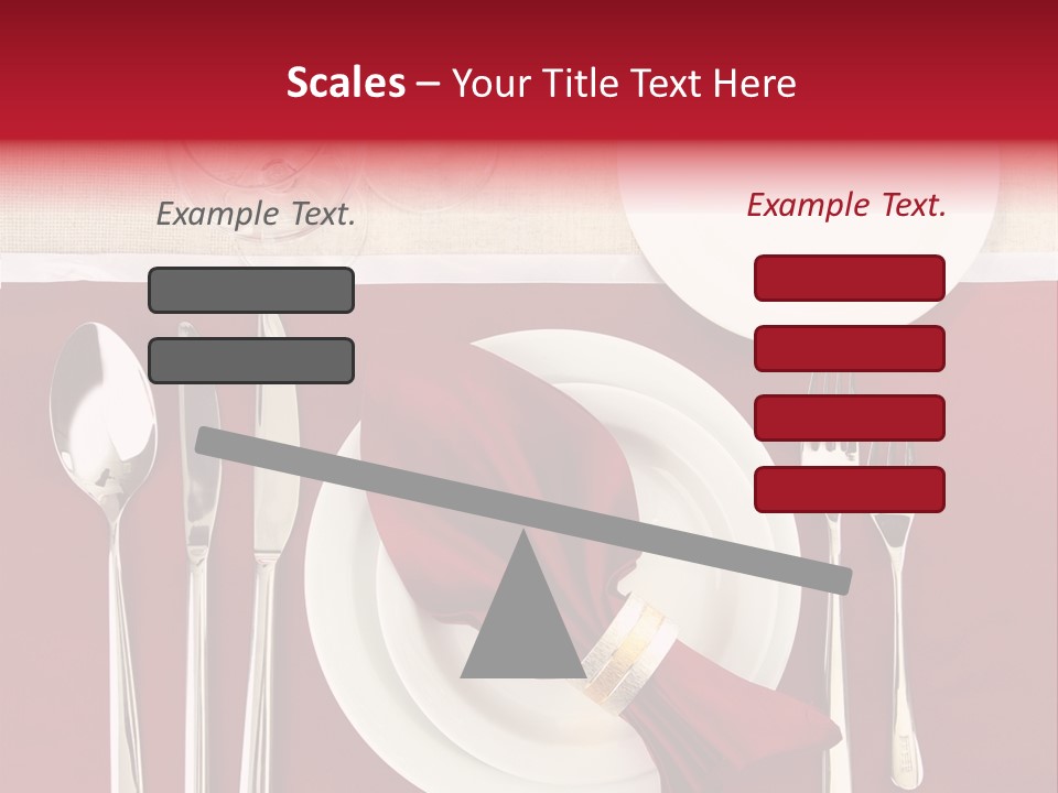 Nobody Holiday Napkin PowerPoint Template