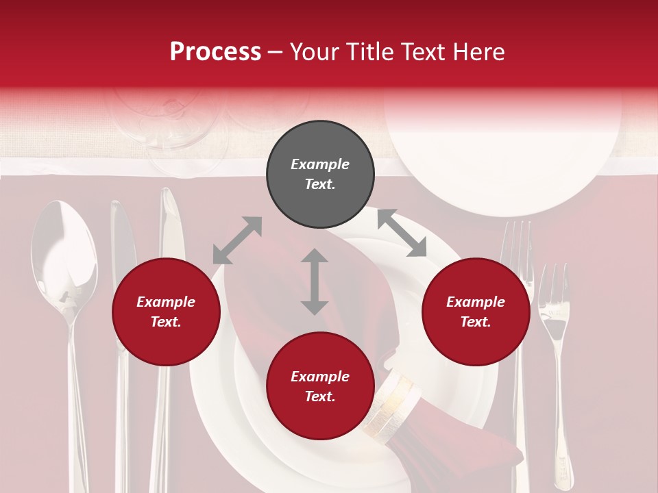 Nobody Holiday Napkin PowerPoint Template
