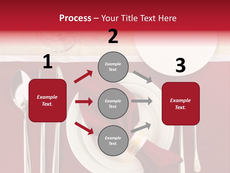 Nobody Holiday Napkin PowerPoint Template