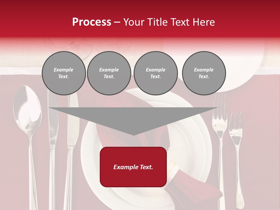 Nobody Holiday Napkin PowerPoint Template