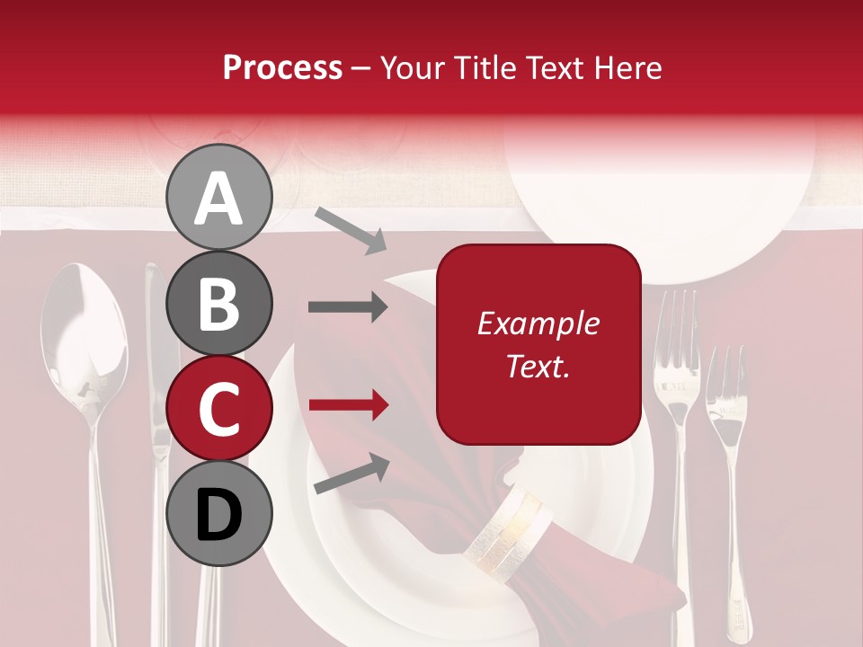 Nobody Holiday Napkin PowerPoint Template