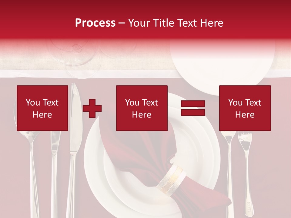 Nobody Holiday Napkin PowerPoint Template