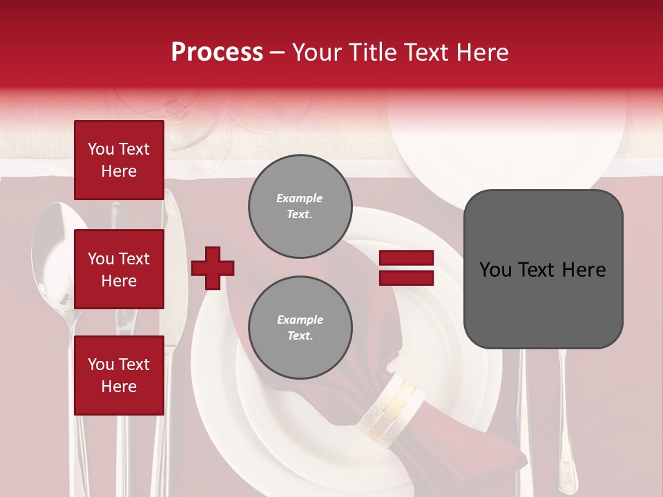 Nobody Holiday Napkin PowerPoint Template