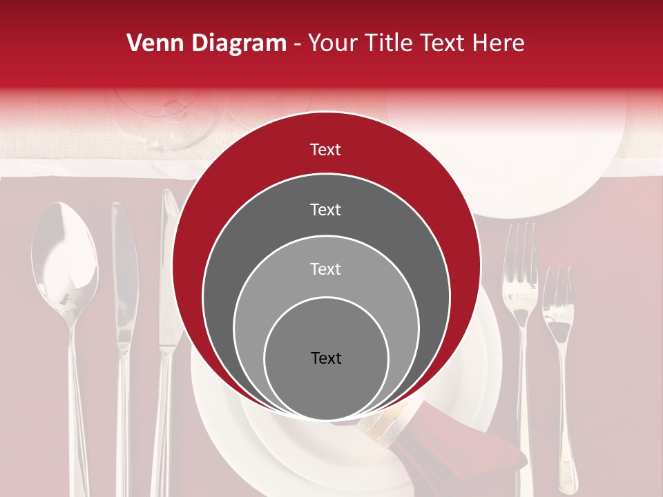 Nobody Holiday Napkin PowerPoint Template