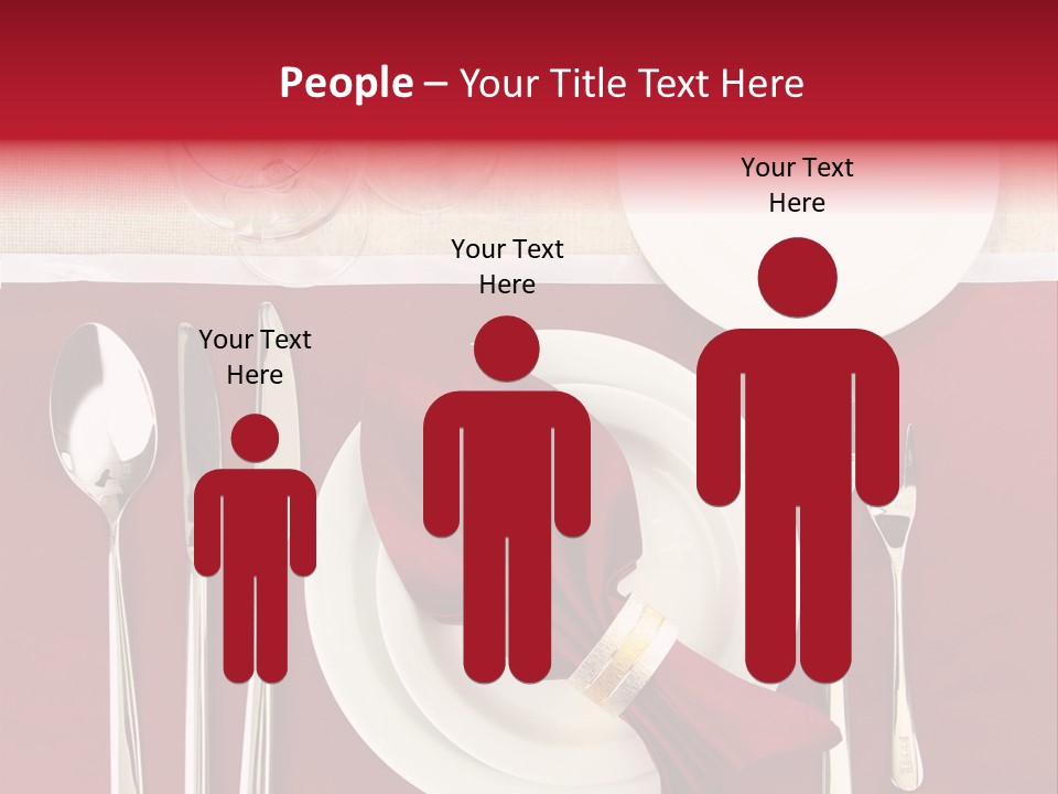 Nobody Holiday Napkin PowerPoint Template