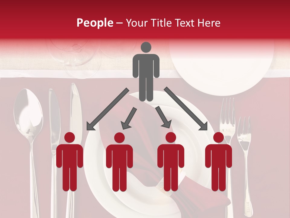 Nobody Holiday Napkin PowerPoint Template