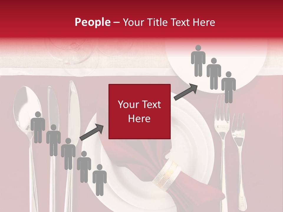 Nobody Holiday Napkin PowerPoint Template