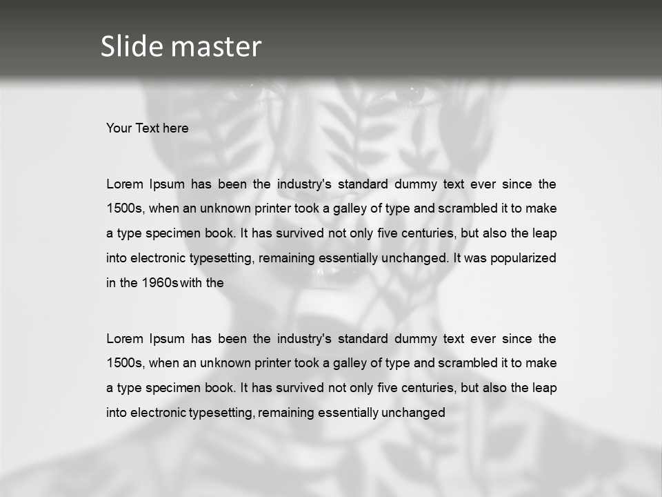 Sunny Makeup Style PowerPoint Template