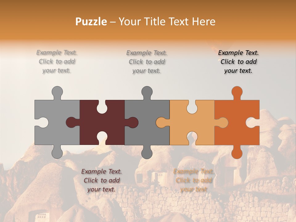 Church Scene View PowerPoint Template