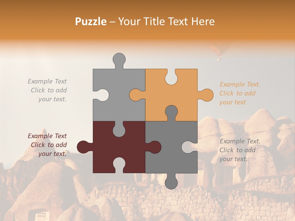 Church Scene View PowerPoint Template