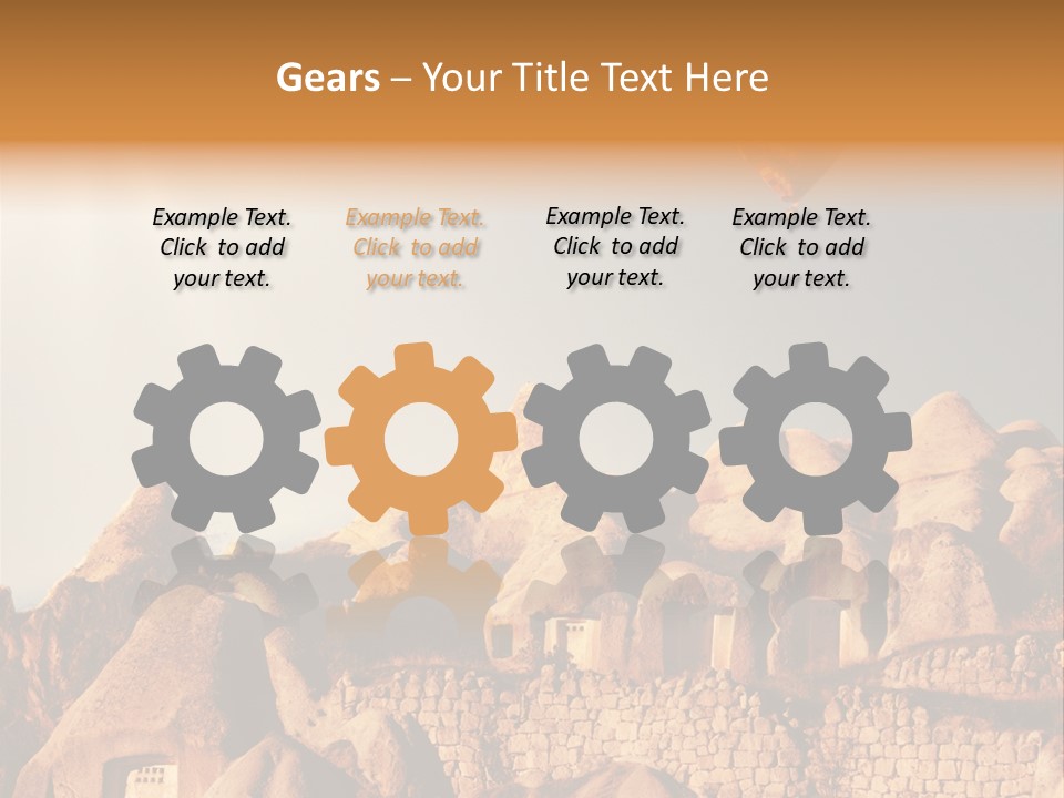 Church Scene View PowerPoint Template