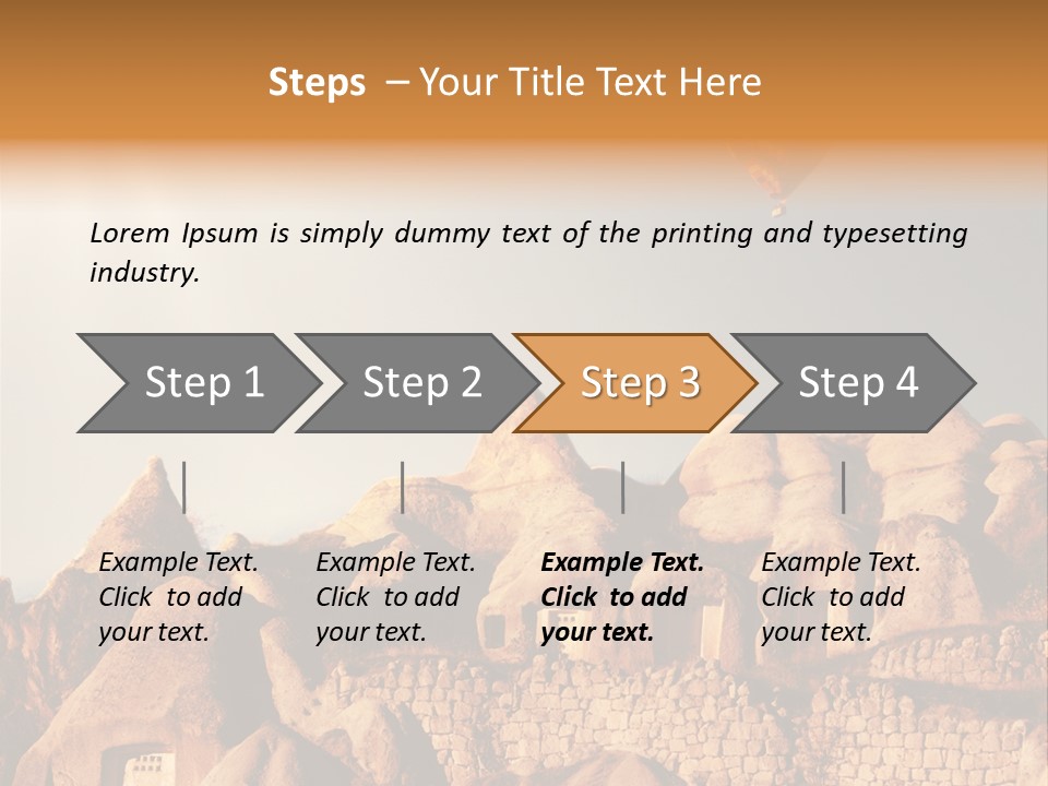 Church Scene View PowerPoint Template