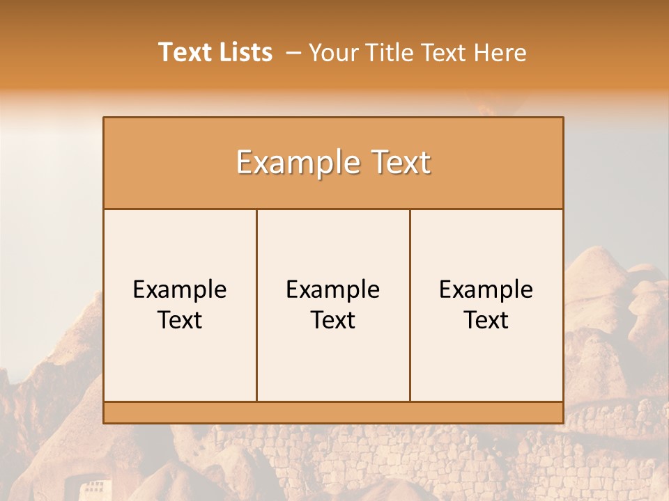 Church Scene View PowerPoint Template