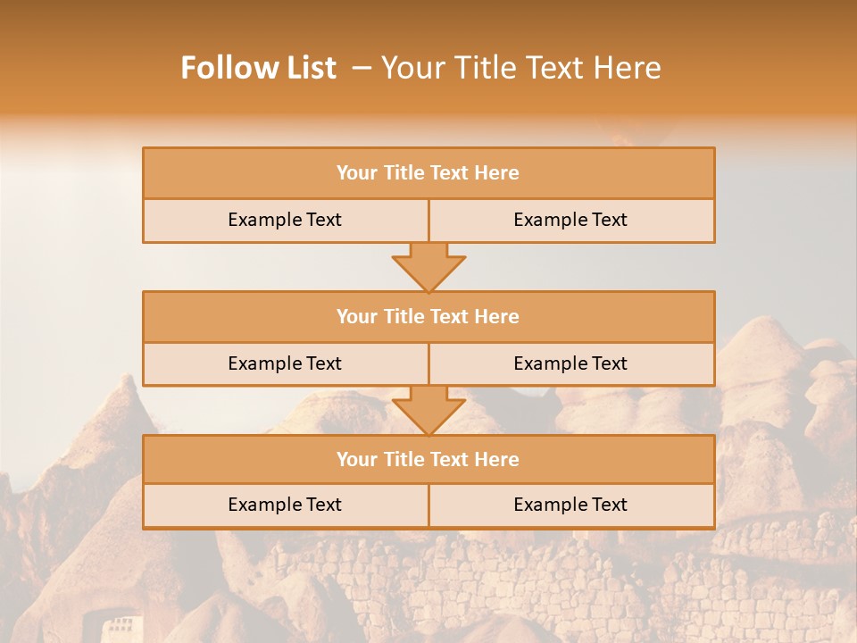 Church Scene View PowerPoint Template