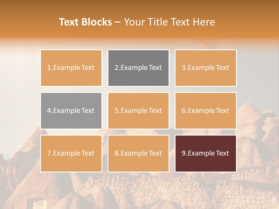 Church Scene View PowerPoint Template