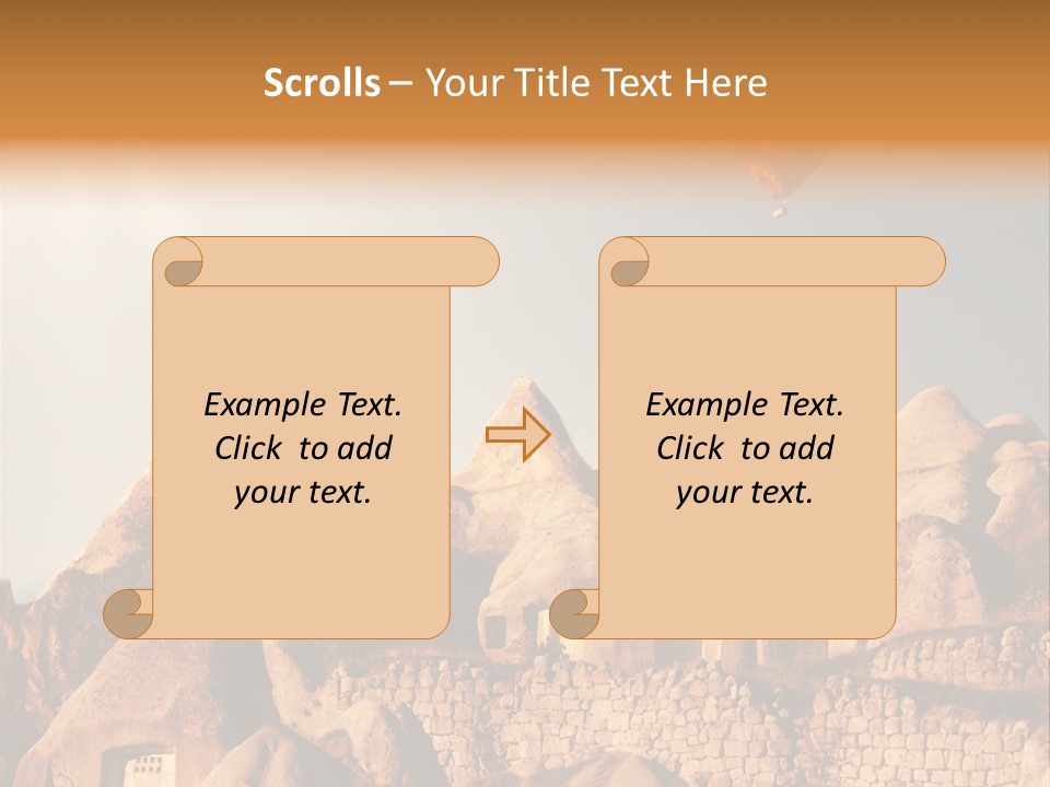 Church Scene View PowerPoint Template