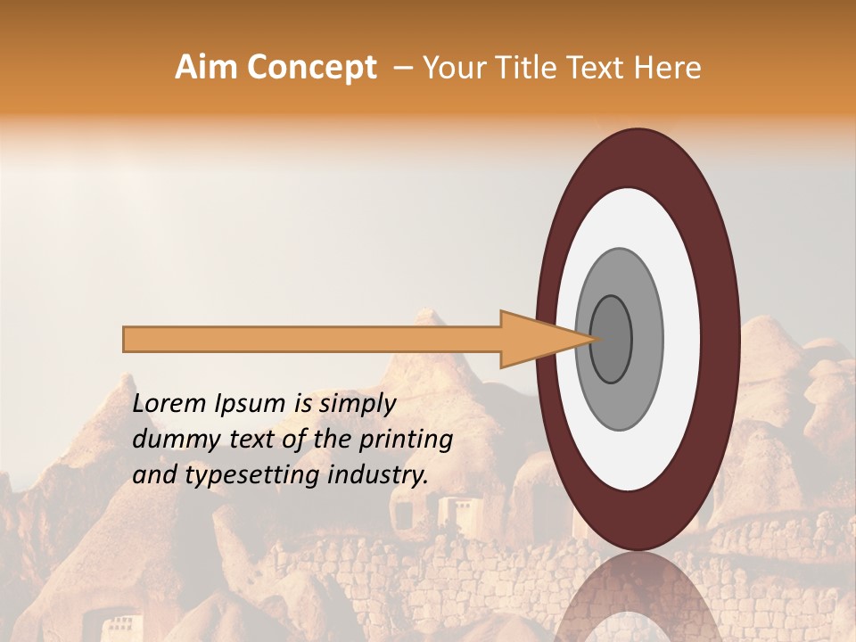 Church Scene View PowerPoint Template