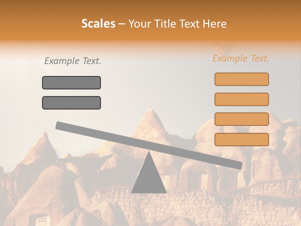 Church Scene View PowerPoint Template