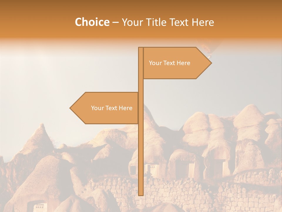 Church Scene View PowerPoint Template
