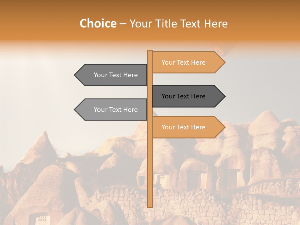 Church Scene View PowerPoint Template