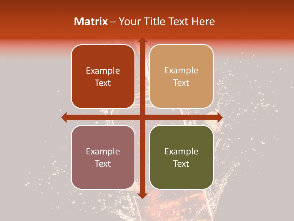 Dark Splash Black PowerPoint Template