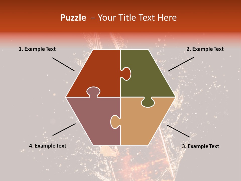 Dark Splash Black PowerPoint Template