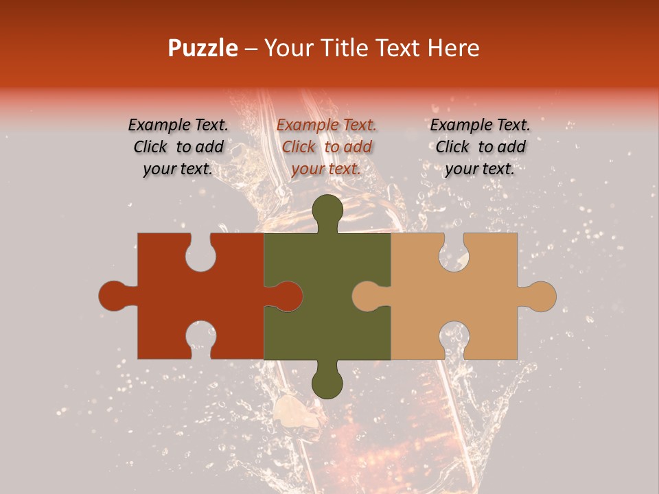 Dark Splash Black PowerPoint Template