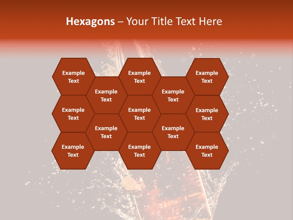 Dark Splash Black PowerPoint Template