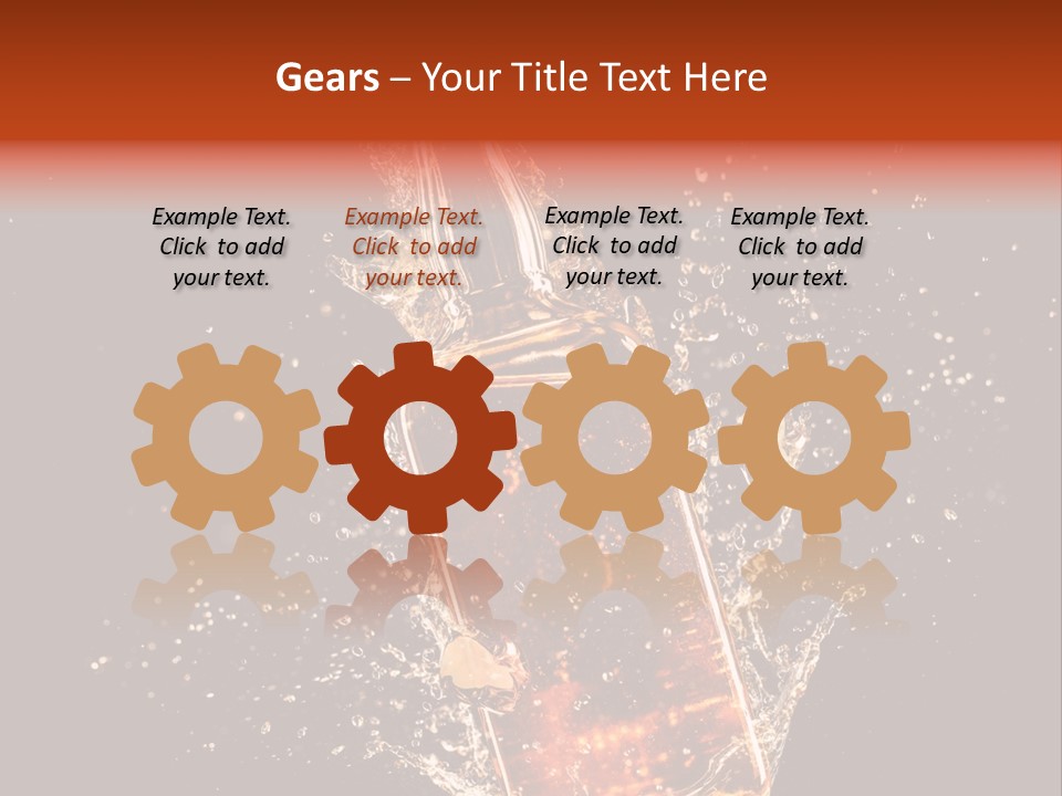 Dark Splash Black PowerPoint Template