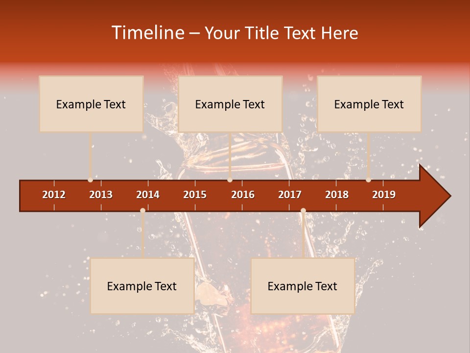 Dark Splash Black PowerPoint Template