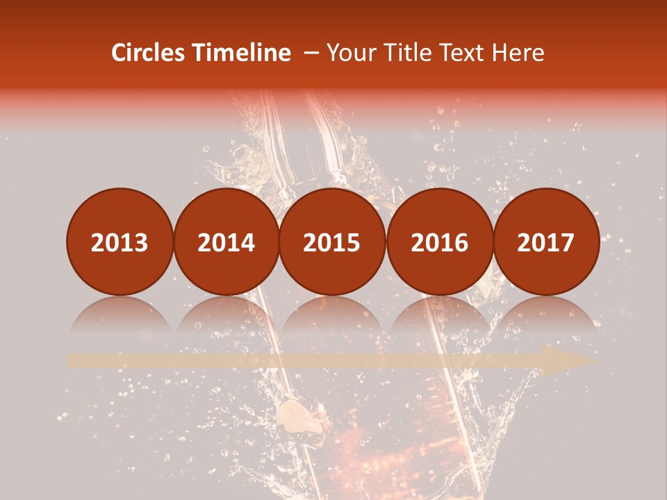 Dark Splash Black PowerPoint Template