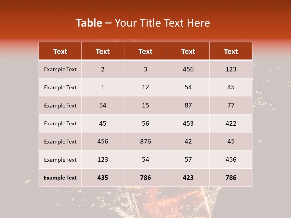 Dark Splash Black PowerPoint Template