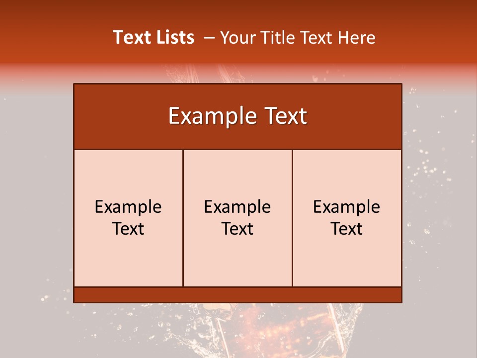Dark Splash Black PowerPoint Template