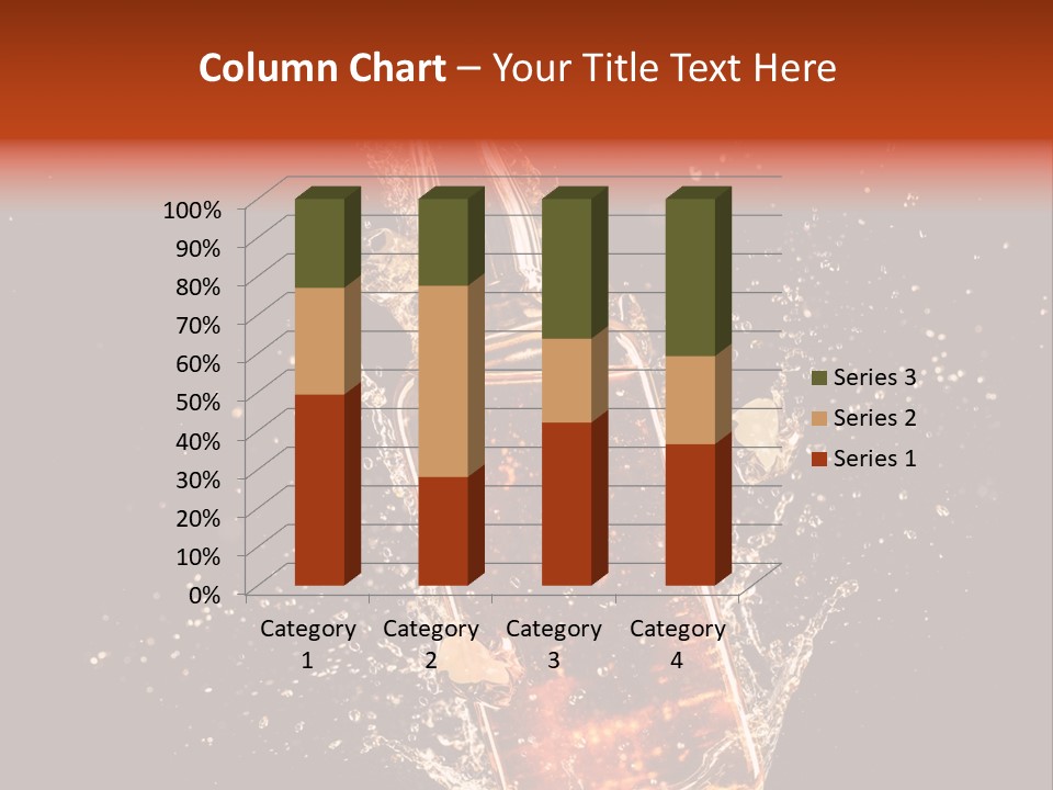 Dark Splash Black PowerPoint Template