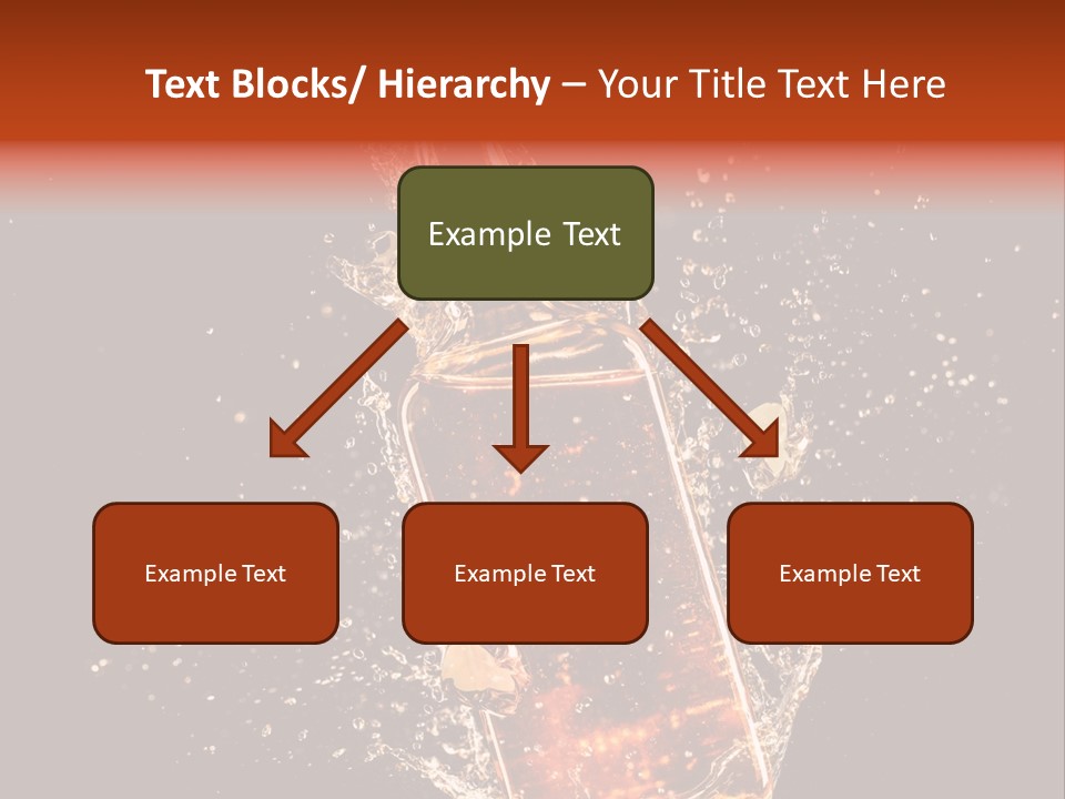 Dark Splash Black PowerPoint Template