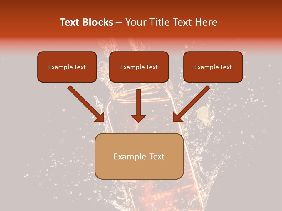 Dark Splash Black PowerPoint Template