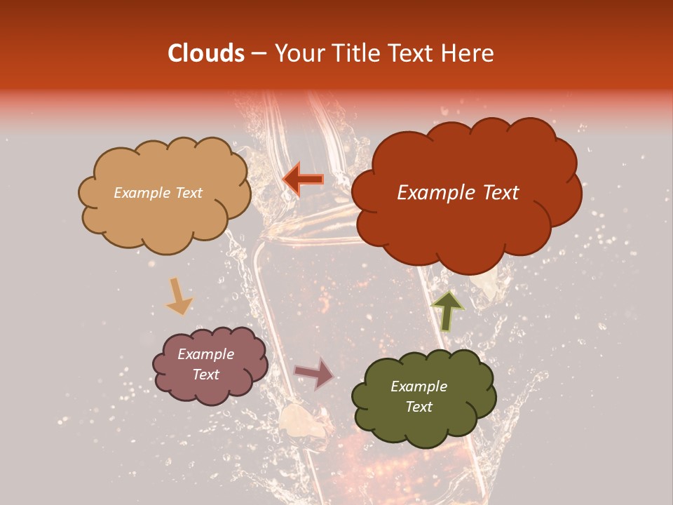 Dark Splash Black PowerPoint Template