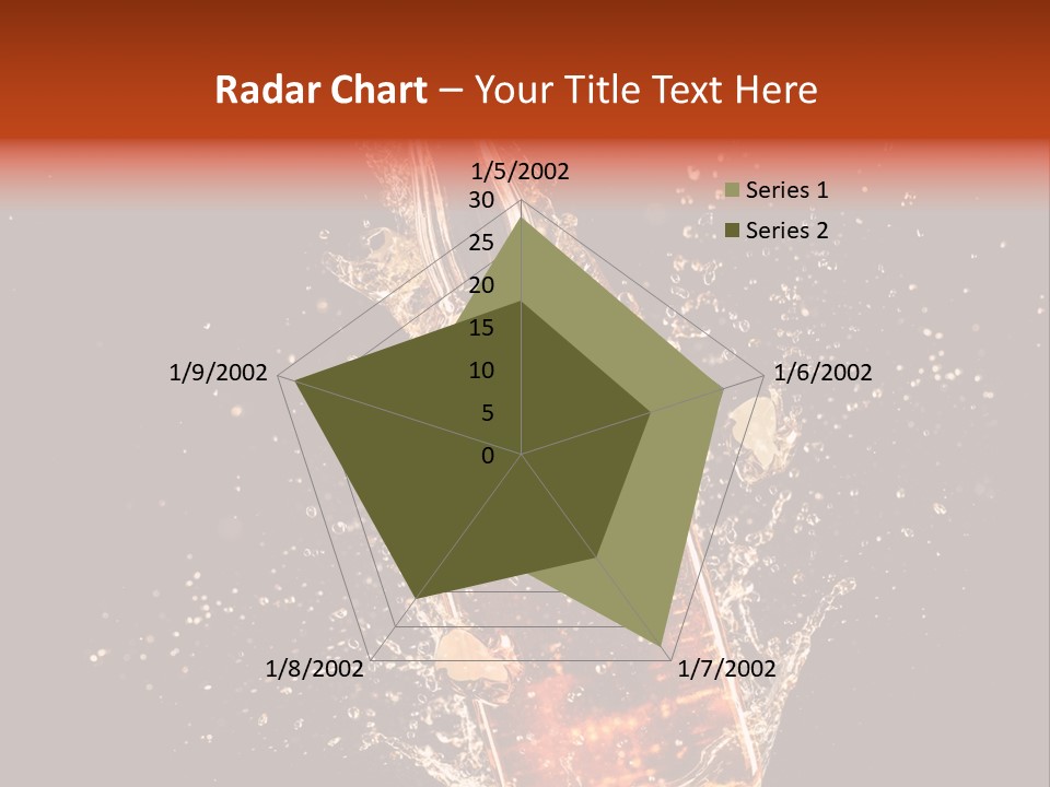 Dark Splash Black PowerPoint Template