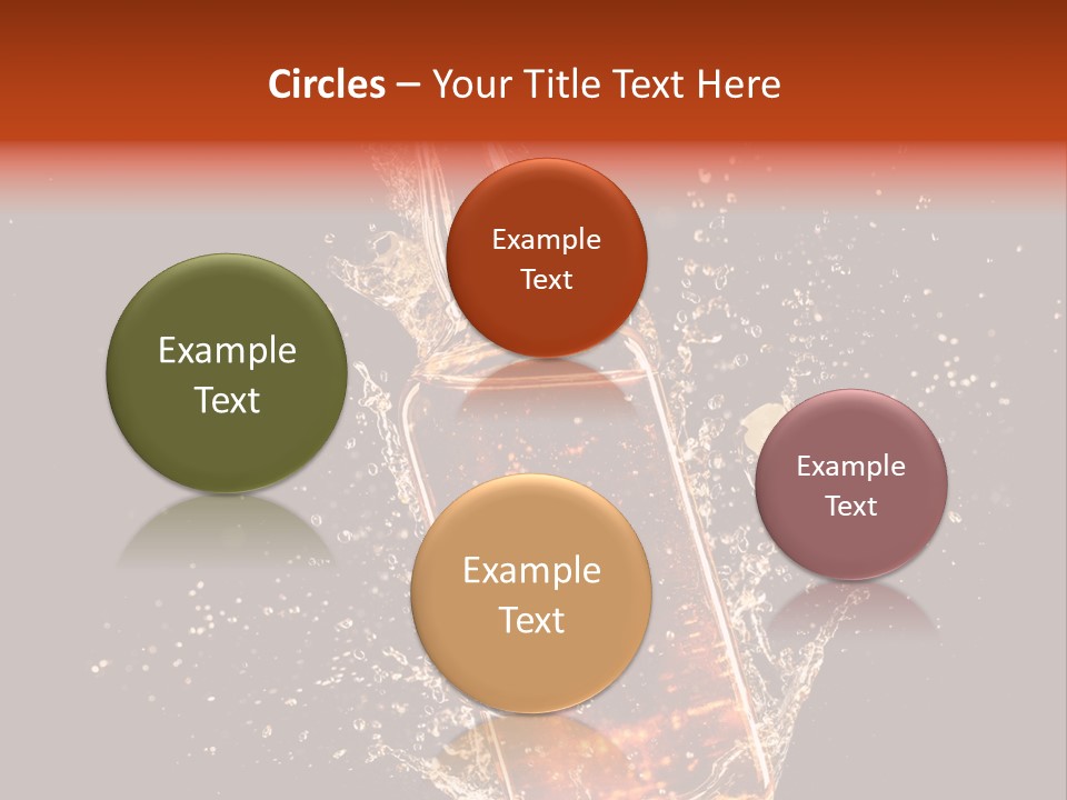 Dark Splash Black PowerPoint Template