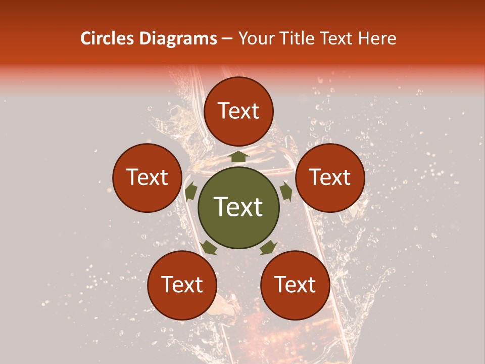 Dark Splash Black PowerPoint Template