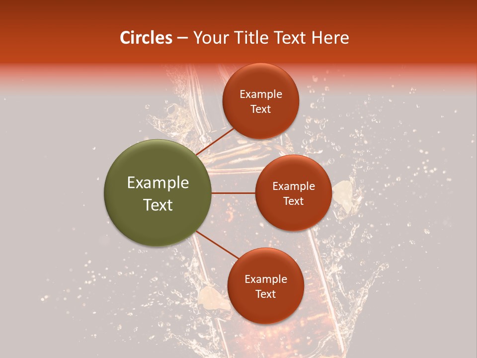 Dark Splash Black PowerPoint Template